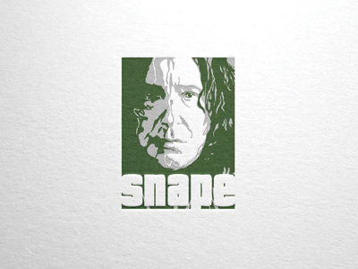 Snape art digital art harry potter illustration poster print severus snape