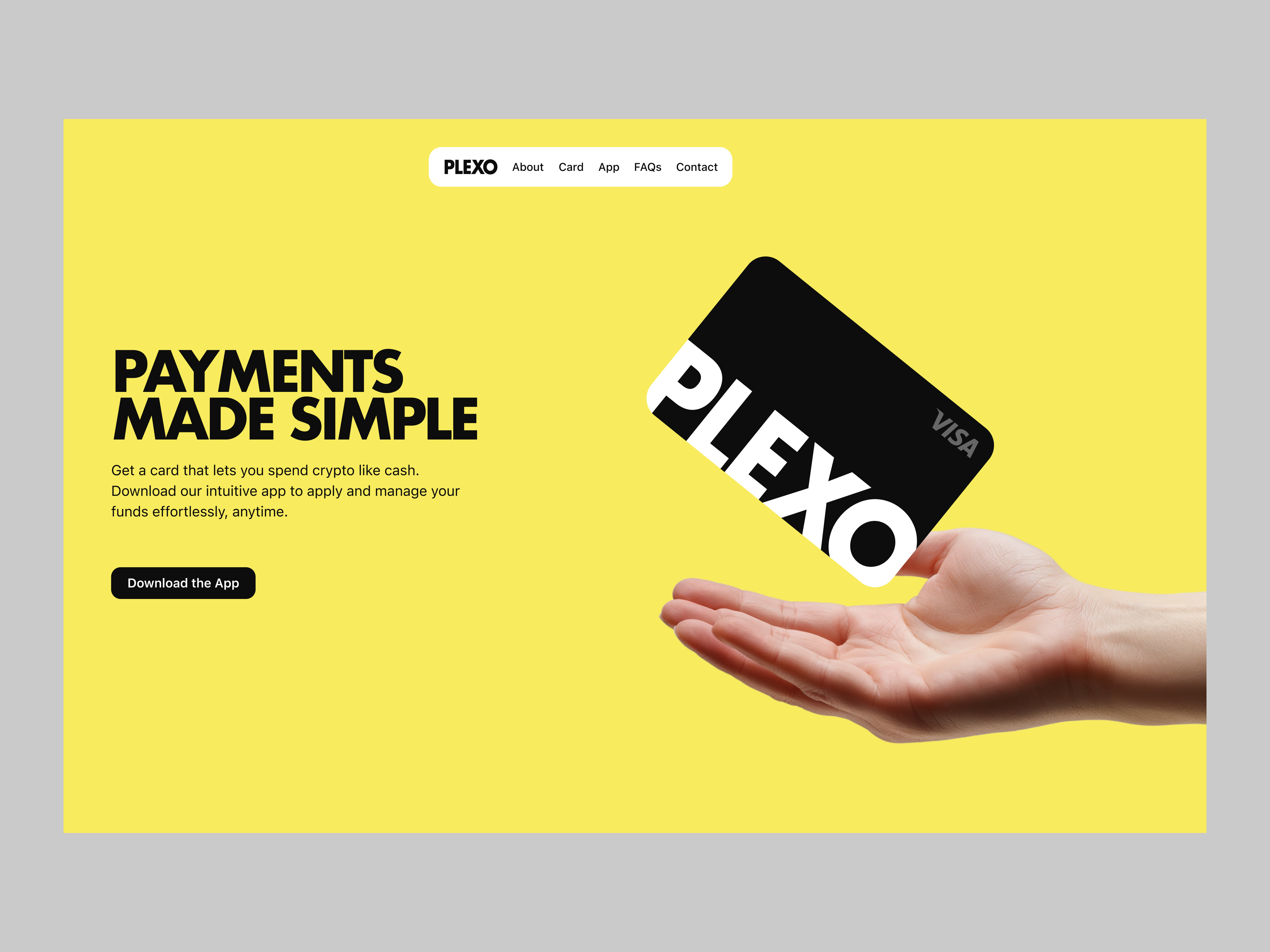 Example of Plexo App And Product Page Design