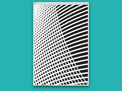 WIP 003 black and white curves franco grignani grid illustration lines net poster poster design process texture visual