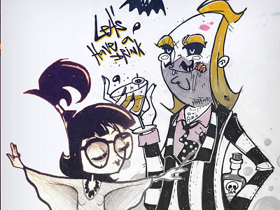 Beetlejuice Sketch beetlejuice bkopf fanart sketch