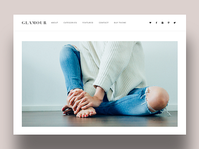 Glamour Shot bloom blog shop genesis glamour jtgrauke ui wordpress wordpress theme