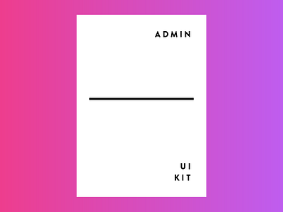 Is it a book? admin gradient hypercolor ui ui kit