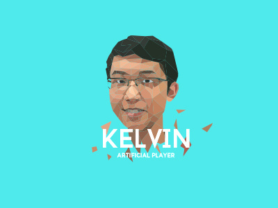 Kelvin art design graphic illustration illustrator polygones triangles
