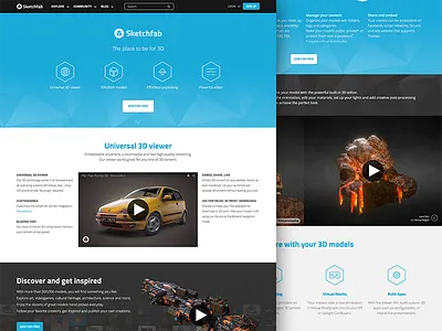 Sketchfab Features features sketchfab website