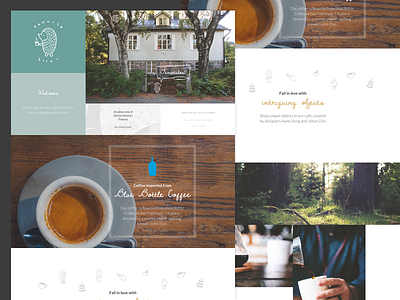 Kahvila Siili Marketing Website coffee funsize marketing modular website