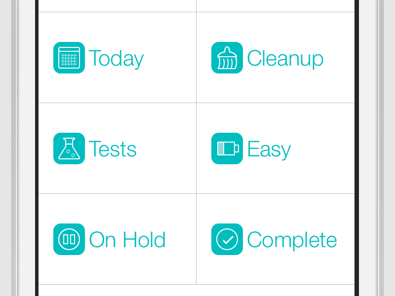 OmniFocus Perspective Icons - Dark Palette Support app darkmode gtd icons interface ios omnifocus omnigroup perspective productivity ui