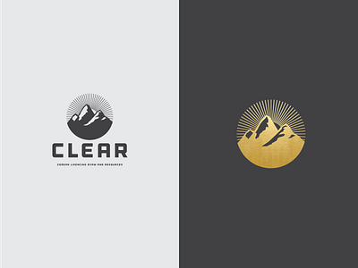 CLEAR clear gold hike mountains nature outdoors typo wip