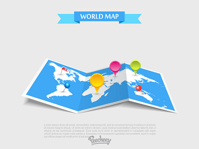 Travel Map adobe free map travel vector