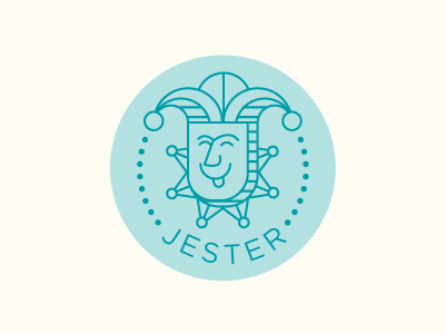 Jester archetypes illustration jester laugh line smile tongue