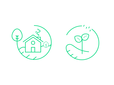 Properties & Invest icon icon set