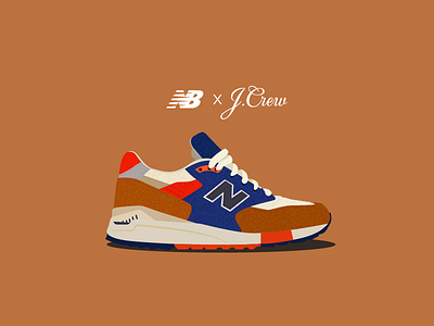 New Balance 998 "Hilltop Blues" atlanta blue icon illustration illustrator new balance sneaker sneakerhead sneakers vector