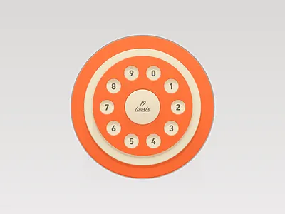 Twisted – Digital Vintage Phone digital phone ui vintage