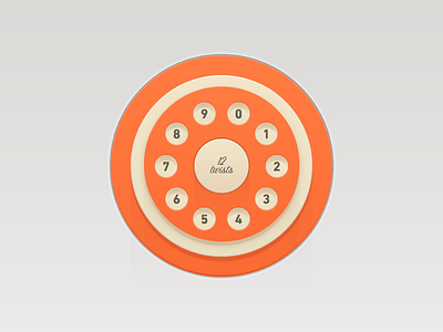 Twisted – Digital Vintage Phone digital phone ui vintage