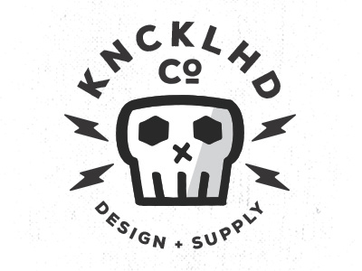 Kncklhd Co. - Skull branding clothing design logo