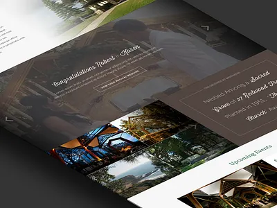 Church Site WIP 3d render church delight desktop preview ui ux web website