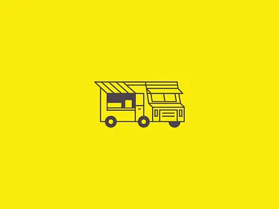 Food Truck Icon food icon illustration line logo simple truck