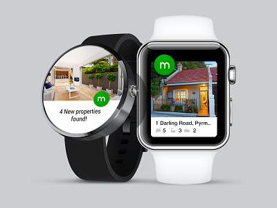 Domain Wearables - Android Wear & Apple Watch android apple apple watch domain moto product design ui design wearables