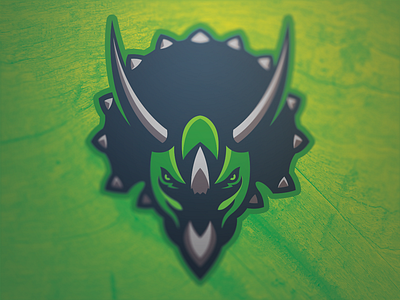 Triceratops branding dinosaur identity logo sports branding sports identity sports logo triceratops