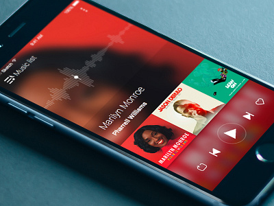 Music Player appdesign design ios mobile music player