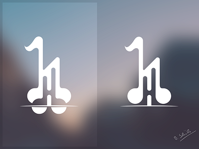 Hessisch House Music Brand brand branding bubbles house icon illustration lettering letters logotype music notes