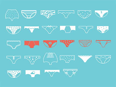 Lady stuff. Period. clothing feminine icon illustration magazine vector