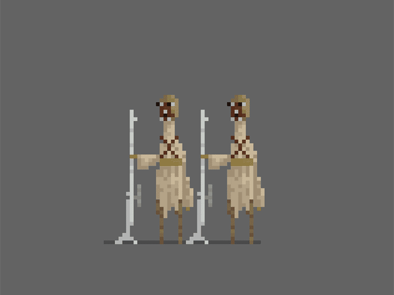 Sand people 8bit animation art gif people pixel sand star wars