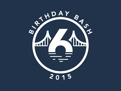 6th Anniversary Emblem anniversary birthday celebration emblem logo shopkick swag