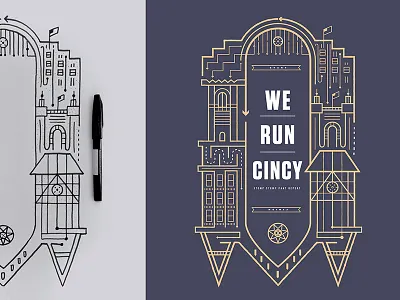 We Run Cincy art deco