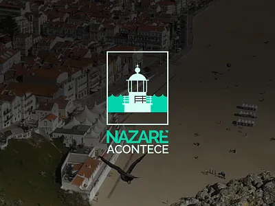 Logo Nazare Acontece logo logotype