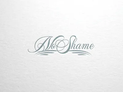 No Shame Wordmark branding design graphic design logo typography