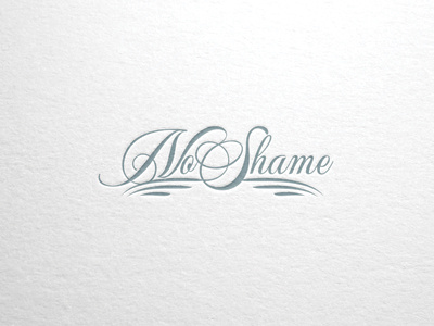 No Shame Wordmark branding design graphic design logo typography