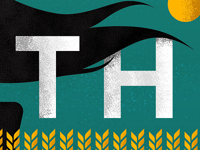 Hair hair illustration texture type typography wheat