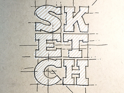 Sketch ::: Hand-Lettered Typography custom typography hand drawn typography hand lettered hand lettering handletter handwritten illustrated type lettering paper graffiti type typography