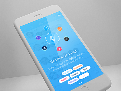 Tags app design ios social tags ui ux visual