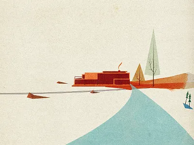 Some People live in Houses illustration