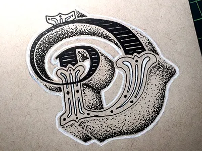 D ::: Hand-Lettered Typography custom typography hand drawn typography hand lettered hand lettering handletter handwritten illustrated type lettering paper graffiti type typography