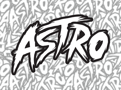 Astro astro branding clothing identity lettering logo typography