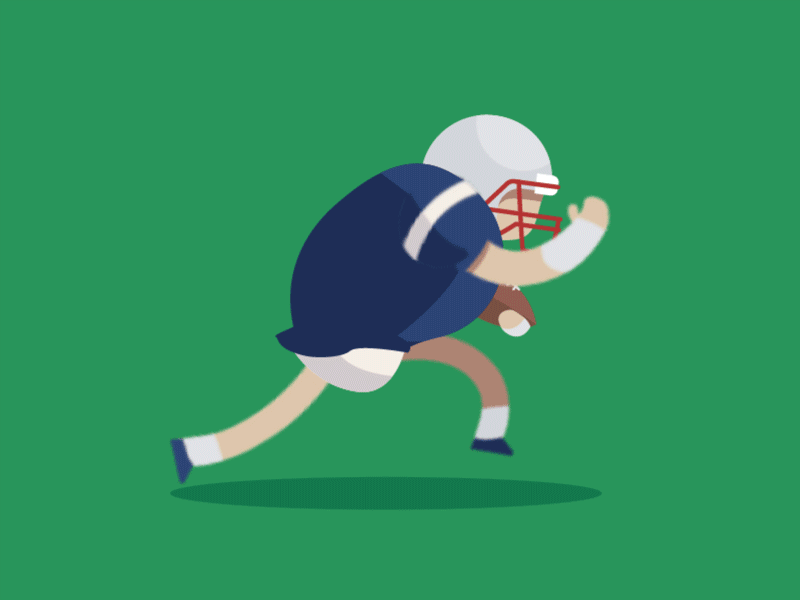 Run Gronk, Run! animation football gronkowski ron gronkowski sports