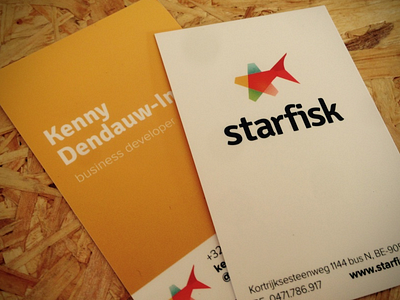 Corporate ID - Starfisk branding business card logo