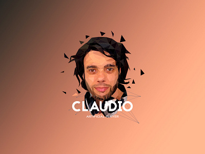 Claudio art graphic design illustration illustrator inspiration polygon triangles