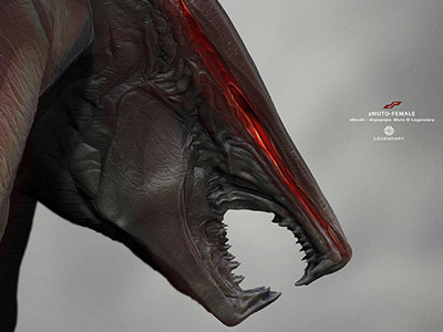 MUTO by Dopepope 3d character creature dopepope godzilla kaiju model monster muto zbrush