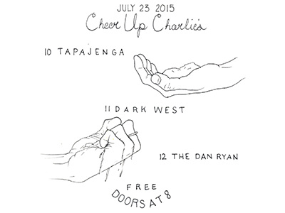 07.23 buddhist event flier gig hand ink lettering music pen poster proverb