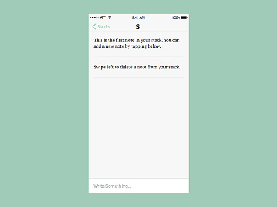 Stack ios iphone notes stack stream