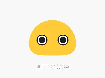 #FFCC3A color swatches
