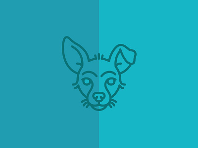 Scruffy Dog dog illustration linework monoline