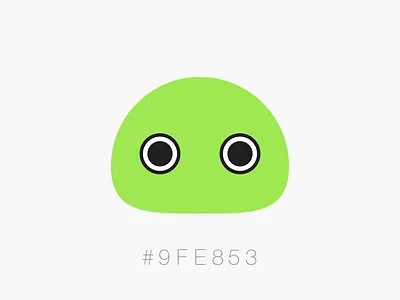#9FE853 color swatches