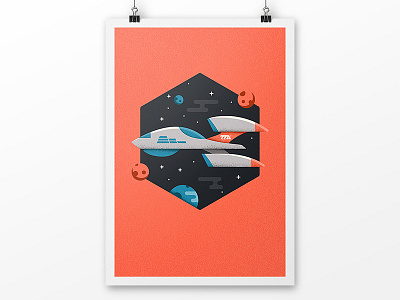 Stellosphere Poster disney disney jr illustration miles from tomorrowland mockup planet poster ship space stellosphere tomorrowland tta