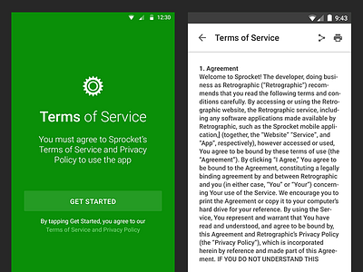 Sprocket 1.3.01 Terms of Service android blocker easy legal simple soundhound terms termsofservice tos