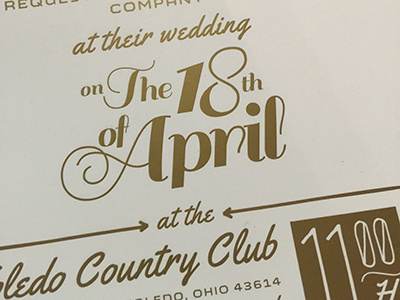 stefa+john invite detail custom invite type wedding