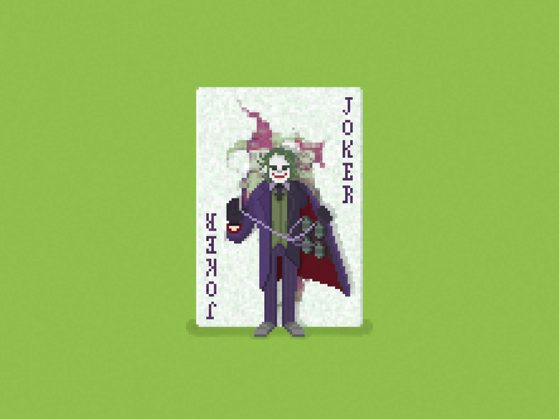 Do I Really Look Like a Guy with a Plan? batman comics dc comics heath ledger pixel art pixels the dark knight the joker